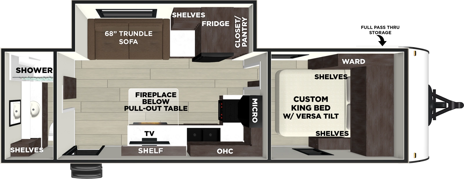 Wildwood 250ZEN Floorplan